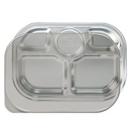 Grosmimi Stainless SUS304 Baby Food Tray with Lid (5 Compartment)