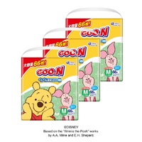 Goo.N Disney Pants Jumbo Pack Size M 1Carton 198pcs (M66x3) 6-12KG 大王纸尿裤 拉拉裤