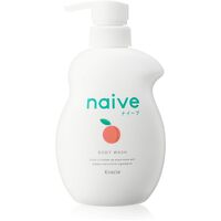 Kracie Naive Body Soap Jumbo Peach Leaf Extract 530ml