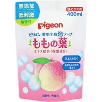 Pigeon Medicated Baby Body Foam Wash with Peach Leaf Extract Refill 400ml