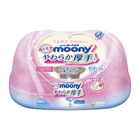 Moony 99% Water Thick Baby Wipes 60pcs Dispenser 