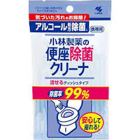 Kobayashi Toilet Seat Cleaning Wipes Anti-Bacterial Sterilization Flushable 10 Sheets