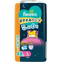 Pampers Night Pants Jumbo Pack Size L 48PK (9-14KG) 夜用 