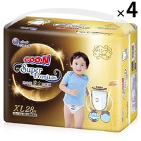 Goo.N Super Premium Pants Gold Series Size XL 4Packs 112pcs (XL28x4) 12-17KG 大王光羽鎏金
