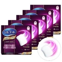 Unicharm Premium Silcot Silky Facial Cotton Pads 5 Packs 160 Sheets (32x5)