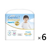 NEPIA Genki Premium Pants Size XXL 1Carton 156pcs (XXL26x6) 13-25KG 