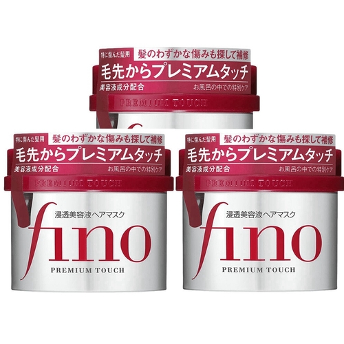 Shiseido Fino Premium Touch Hair Mask 230g -3Packs(高效浸透修复发膜)