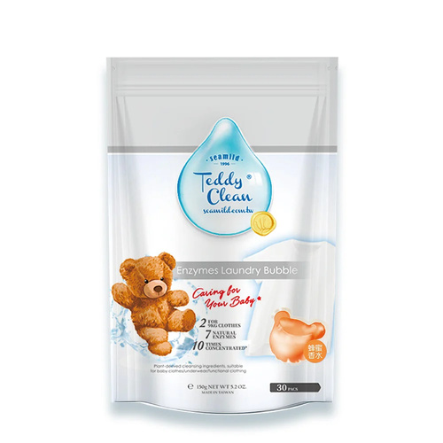 Sea Mild Teddy Clean Laundry Capsules【Honey Perfume】30pcs泰迪熊洗衣膠囊【蜂蜜香水】