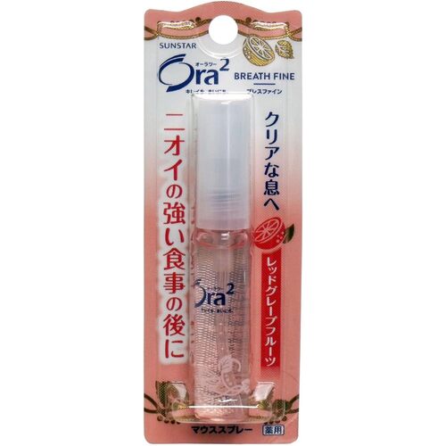 Sunstar Ora2 Breath Fine Mouth spray 6ml (Red Grapefruit)