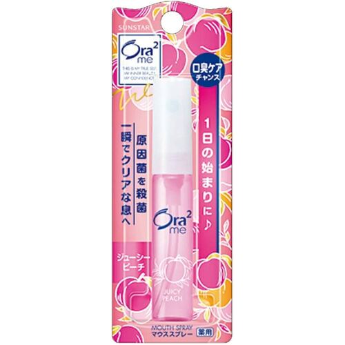 Sunstar Ora2 Breath Fine Mouth spray 6ml (Juicy Peach)