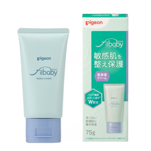 PIGEON Filbaby Repair High Moisturizing Baby Cream 75g  for Babies 0m+