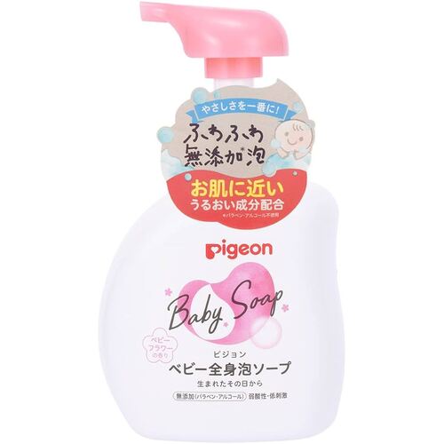 Pigeon Baby Moist with Ceramide Foam Body 500ml  (Flower Scent)