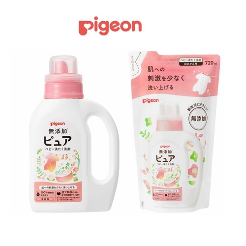 Pigeon Baby Laundry Detergent Liquid 800ml + Refill 720ml 