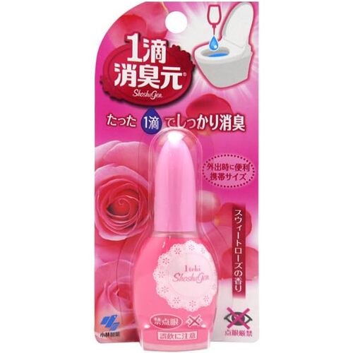 Kobayashi 1-Drop Liquid Toilet Deodorizer 20ml -Sweet Rose