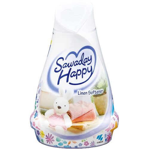 Kobayashi Sawaday Happy Room Air Freshener & Deodorizer 120g ( Linen Softener Scent )